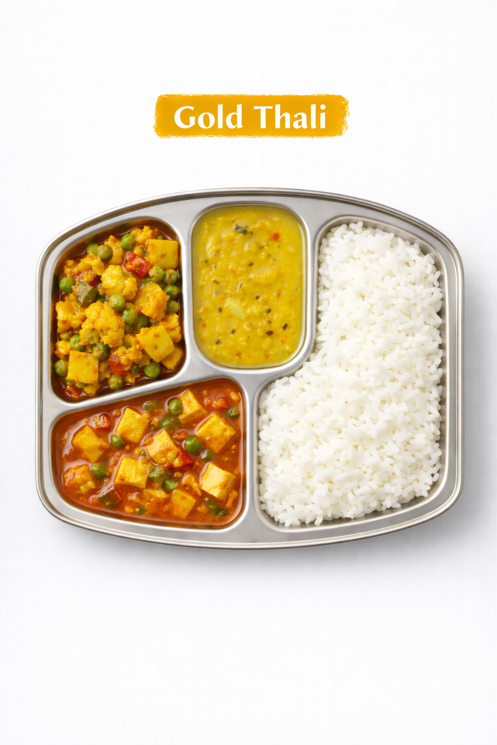 Gold thali